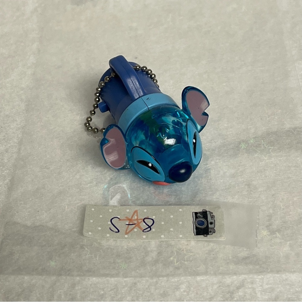 Stitch Mini Flashlight Keychain Tiny Charm Disney… - image 2
